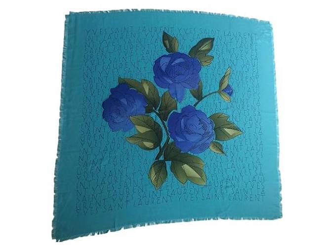 Yves Saint Laurent Sciarpe Blu