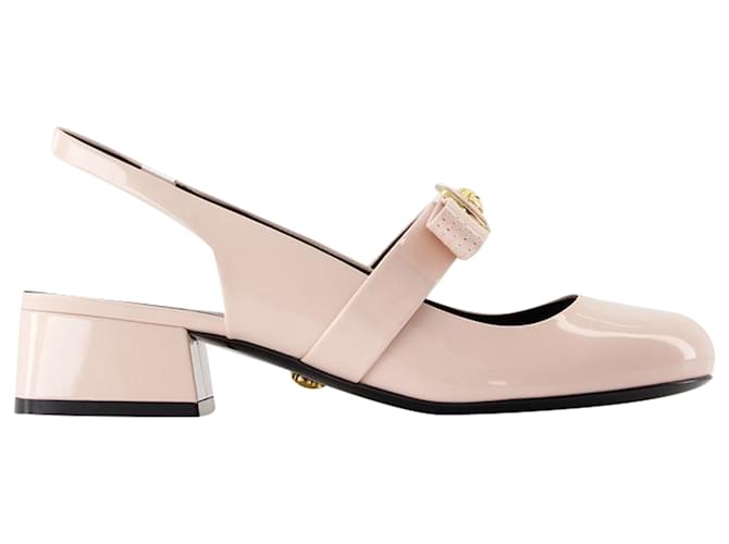 Scarpe con tacco - Versace - Pelle - Rosa