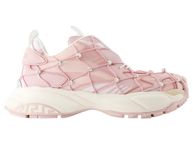 Sneakers - Versace - Pelle - Rosa