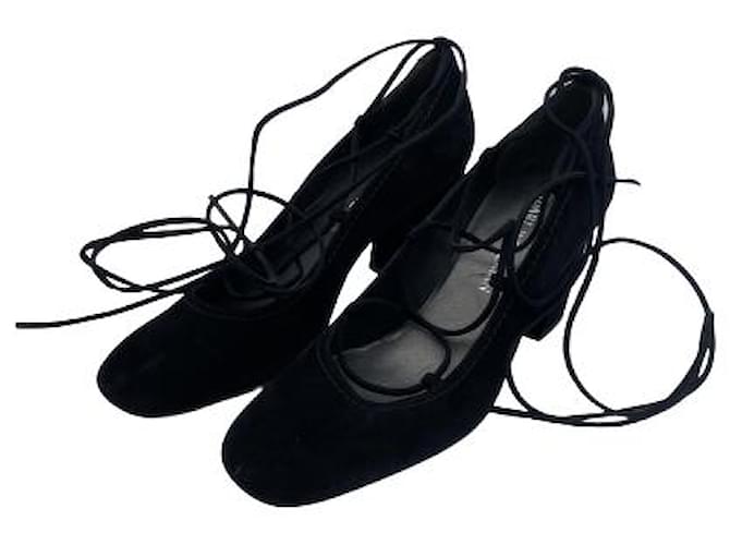 STUART WEITZMAN Tacchi T.US 8 Velluto Nero