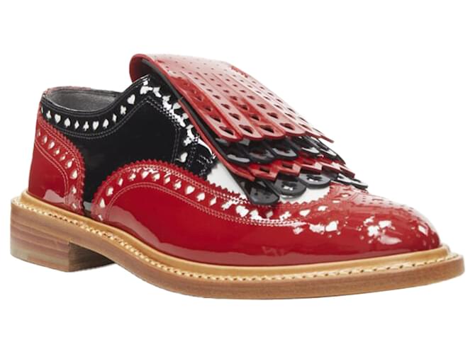 Robert Clergerie Disney Carte da gioco ritagliate brogue Rosso