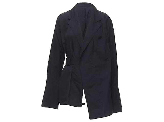 Comme Des Garcons Blazer deconstructed asimmetrico con cintura Comme Des Garçons Nero