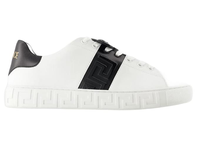 Sneakers - Versace - Pelle - Bianco