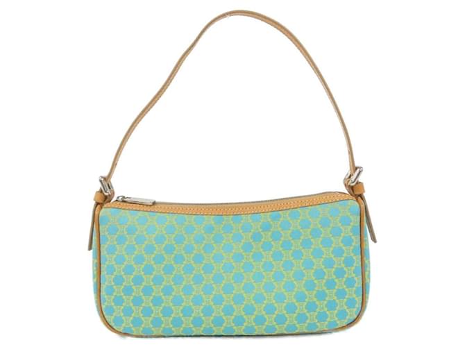 Céline Pochette Accessorio Celine Blu Giallo