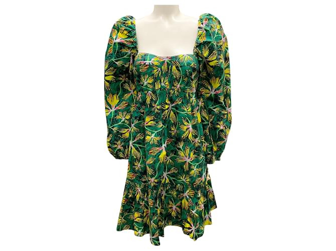 Abito Alita Green Tigerlily di Ulla Johnson Verde