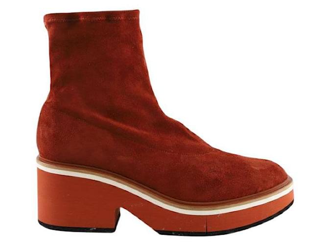 Robert Clergerie Stivali in camoscio Marrone