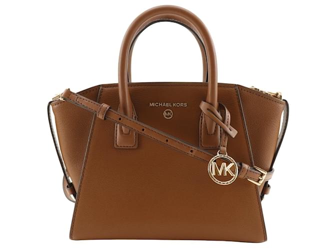 Borsa a mano Avril di Michael Kors Marrone