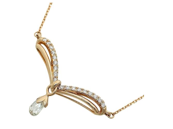 & Other Stories Collana di diamanti K18PG 0,30 ct D'oro