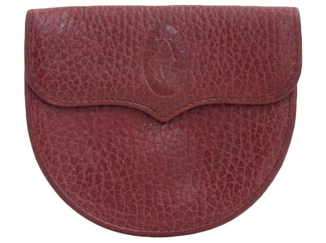Portamonete in pelle Cartier Bordò