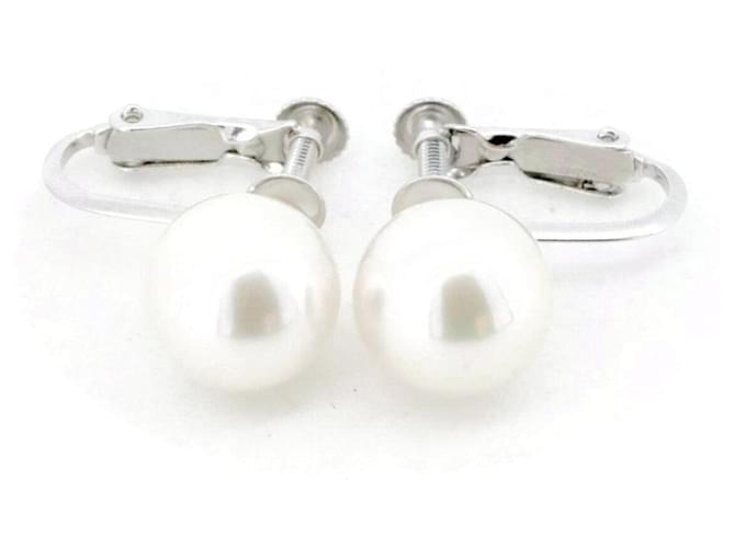 & Other Stories Orecchini con perle K14WG in oro bianco