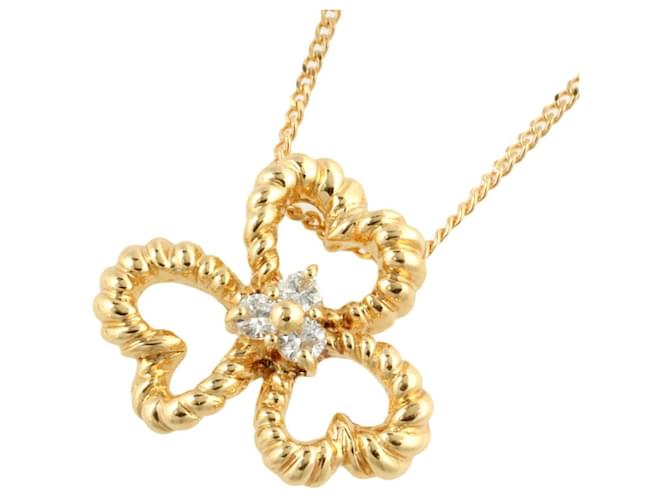 & Other Stories Collana a cuore in diamante K18YG 0,10 ct D'oro