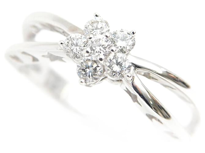 & Other Stories Anello in diamante a forma di fiore K18WG Ponte Vecchio D'oro