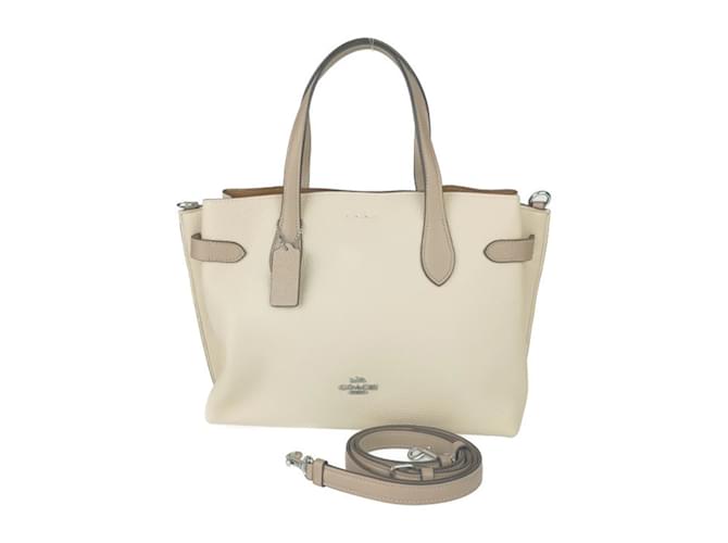 Borsa Tote COACH Hanna Beige Crudo