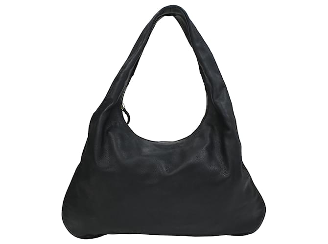 La borsa a spalla Everyday di The Row in pelle nera Nero