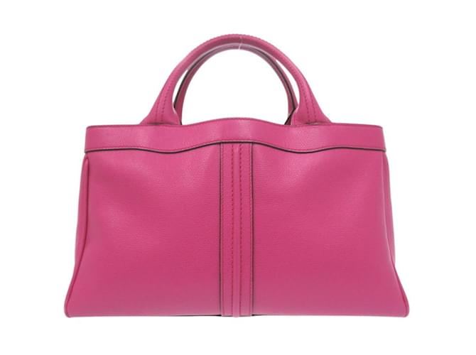 Borsa Valextra J in rosa magenta