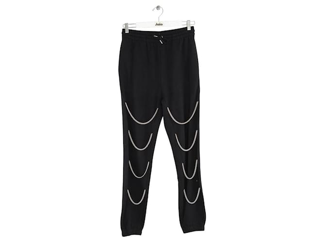 Céline Pantaloni sportivi in cotone Nero