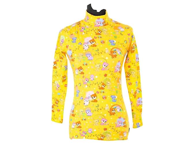 Balenciaga Top in cotone Giallo