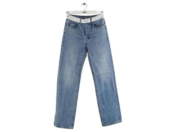 Alexander Wang Jeans dritti in cotone Blu
