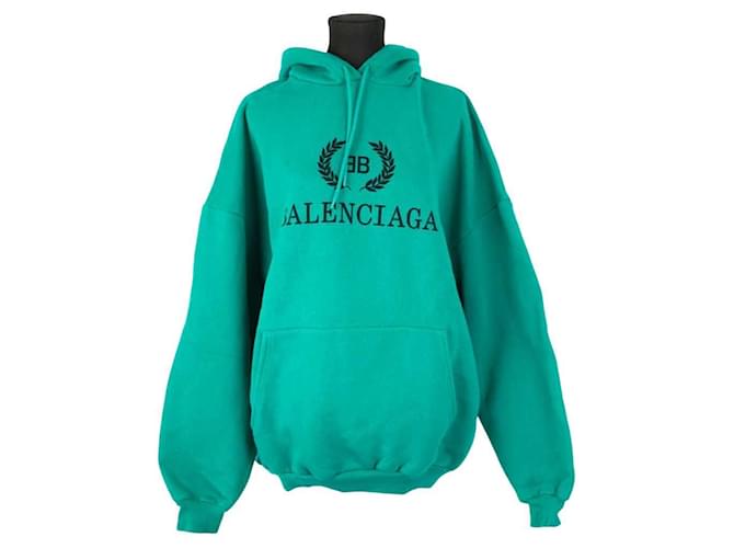 Balenciaga Felpa in cotone verde