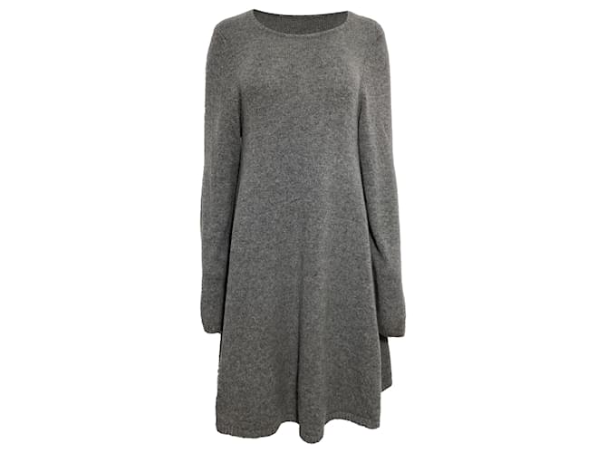 Abito Mini Fleurine Khaite in Cashmere Grigio