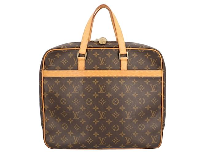 Borsa a mano Monogram Porte Document Pegasus di Louis Vuitton Marrone Monogramma