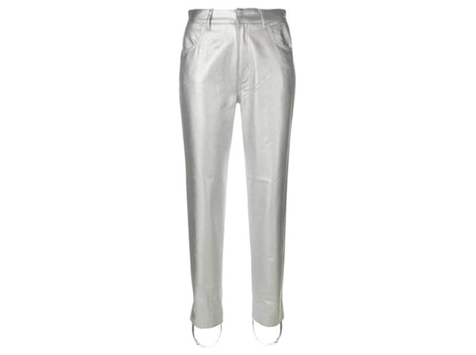 Jeans "Star" Golden Goose Argento Metallico