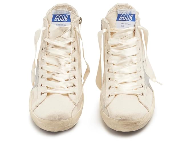 Sneakers "Francy" Golden Goose Bianco Crudo