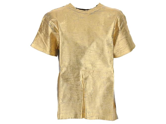 T-shirt "Golden" di Golden Goose Grigio