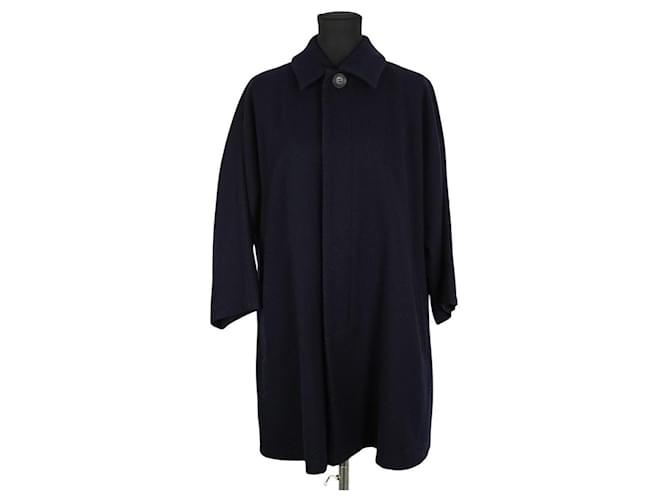 Yohji Yamamoto Cappotto di lana Blu