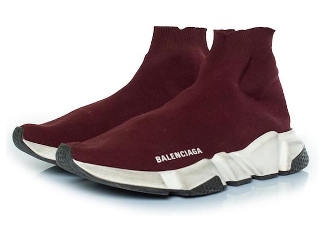 Balenciaga, Speed runner in bordeaux Rosso
