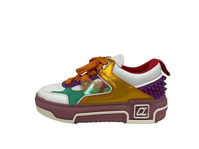 Sneakers in rete Christian Louboutin 23 Multicolore