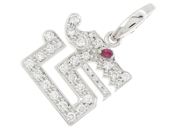 Pendente Drago Cartier in Oro Bianco 18K