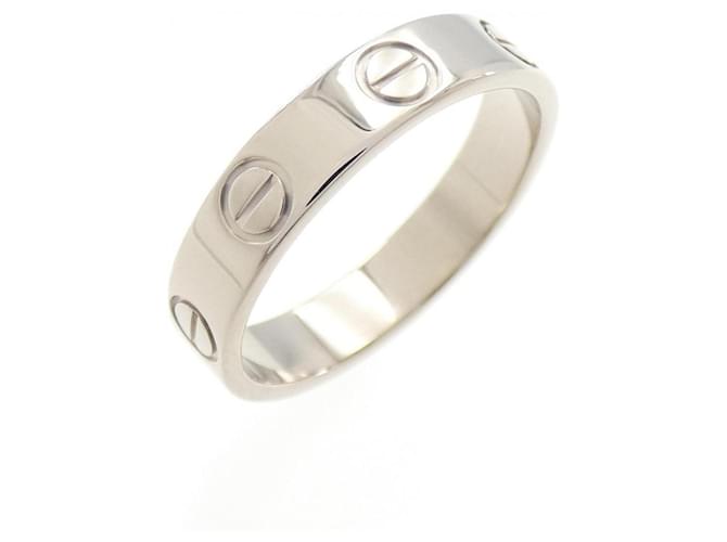 Anello Mini Love Cartier in Oro Bianco