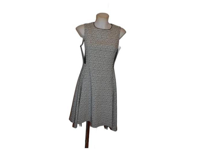 Dkny abito midi Nero Bianco