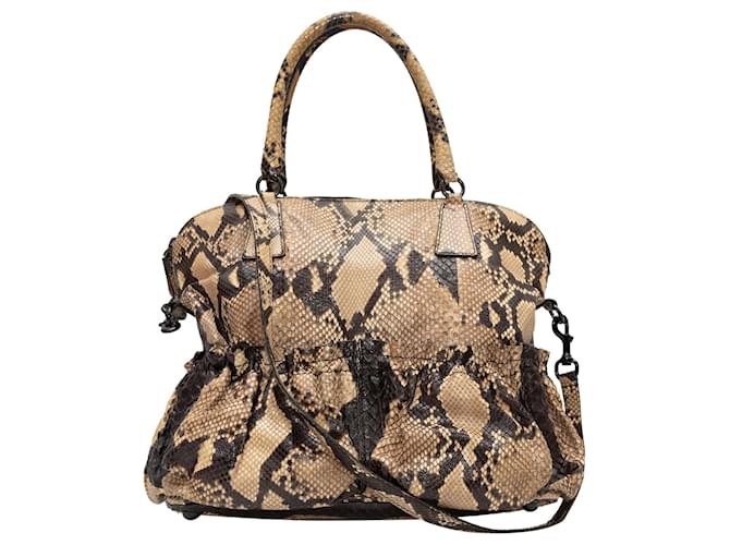 VALENTINO GARAVANI Borse T. Pelli esotiche Beige