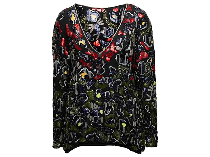 KARL LAGERFELD Top T.FR 36 Sintetico Nero