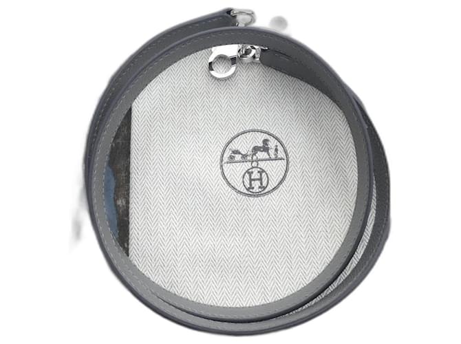 Tracolla Hermès Kelly 28 grigio gabbiano nuova con dustbag