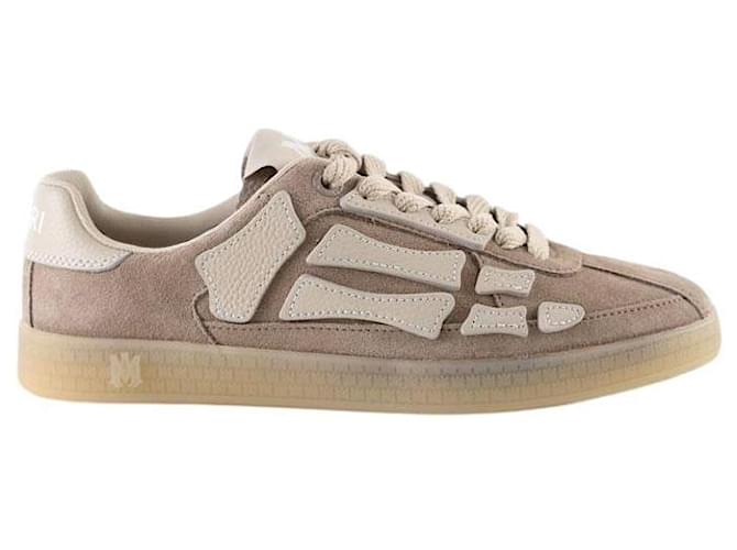 Amiri Sneaker in camoscio Beige