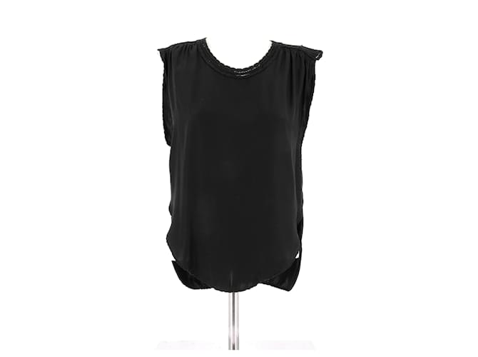 ISABEL MARANT ETOILE Top T.0-5 1 Seta Nero