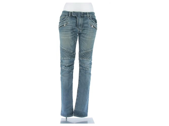 Jeans BALMAIN T.US 32 Cotone Blu