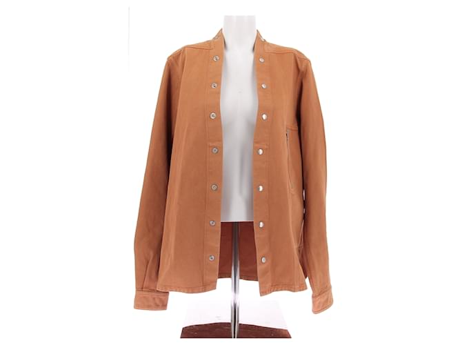 RICK OWENS Camicie T.International M Cotone Arancione