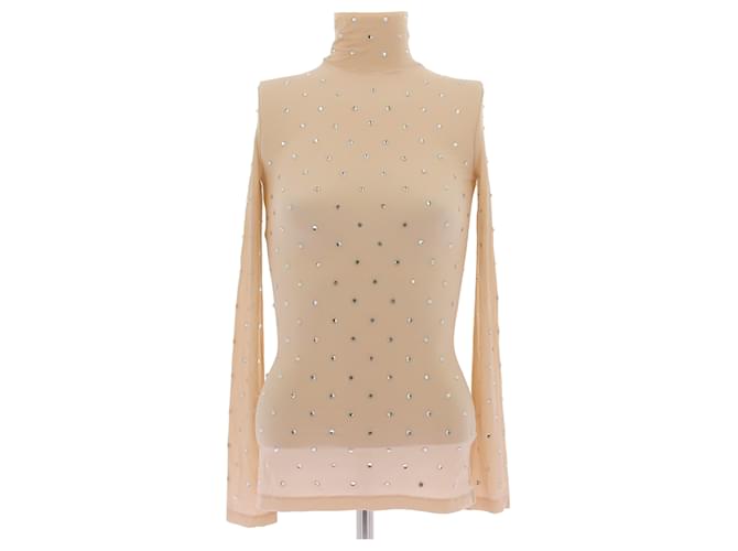 PACO RABANNE Top T.FR 34 Sintetico Beige