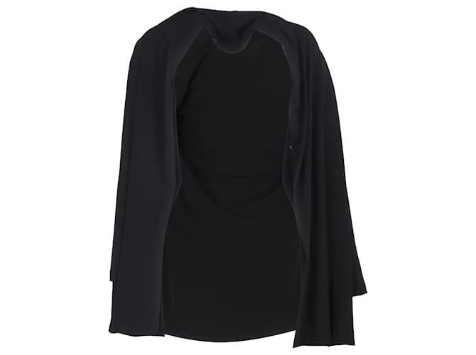 Il cardigan aperto davanti di The Row in lana nera Nero