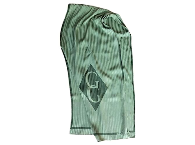 Givenchy Sciarpe di Seta Verde oliva