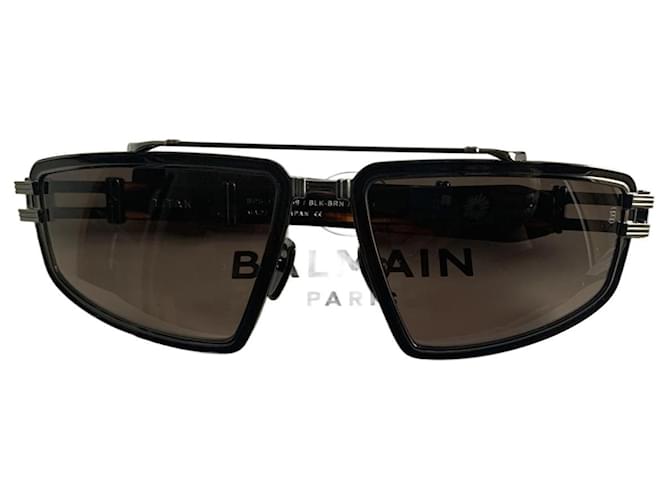 Balmain Occhiali Nero Marrone chiaro Marrone scuro