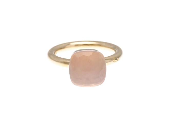 Anello in quarzo rosa Pomellato D'oro