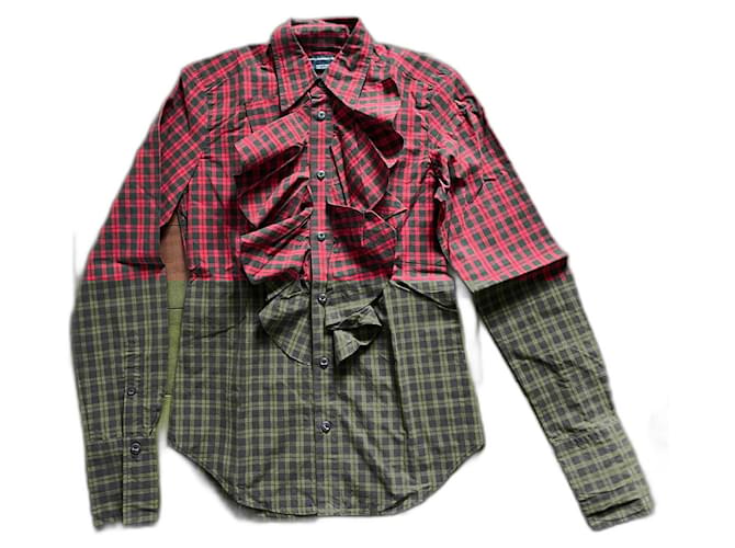 Ralph Lauren Top Rosso Grigio