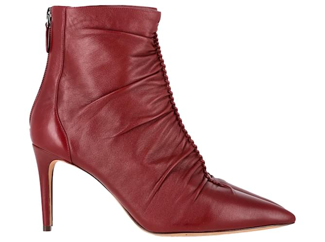 Stivaletti Susanna in pelle rossa di Alexandre Birman Rosso