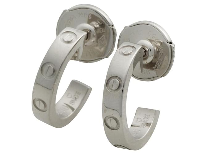 Orecchini Cartier Mini Love K18WG D'oro