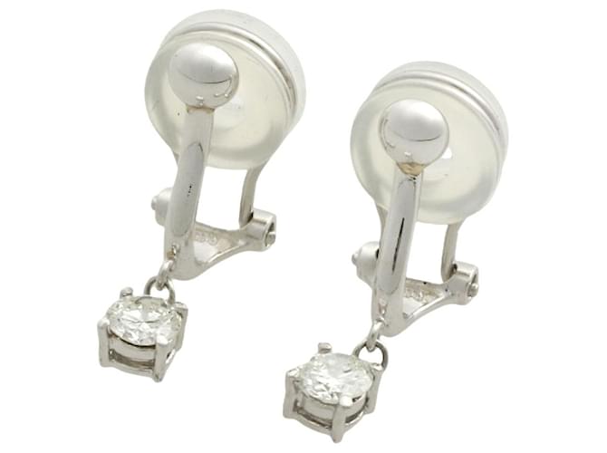 & Other Stories Orecchini a clip in diamante Pt900 in platino